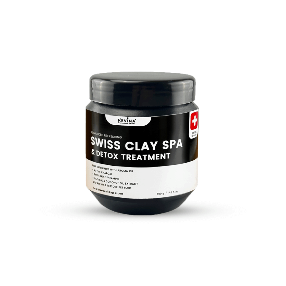 ทรีตเม้นท์บำรุงขนสุนัขและแมว KEVINA สูตรดีท็อกซ์ ACTIVE CHARCOAL ขนาด 500 ML.